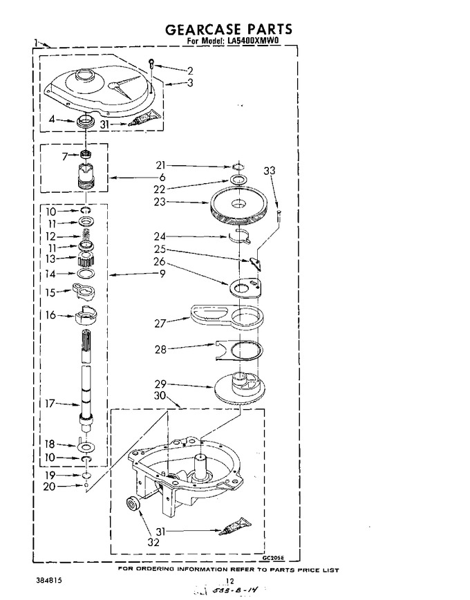 Diagram for LA5400XMW0