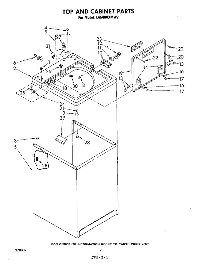 Diagram for LA5400XMW2