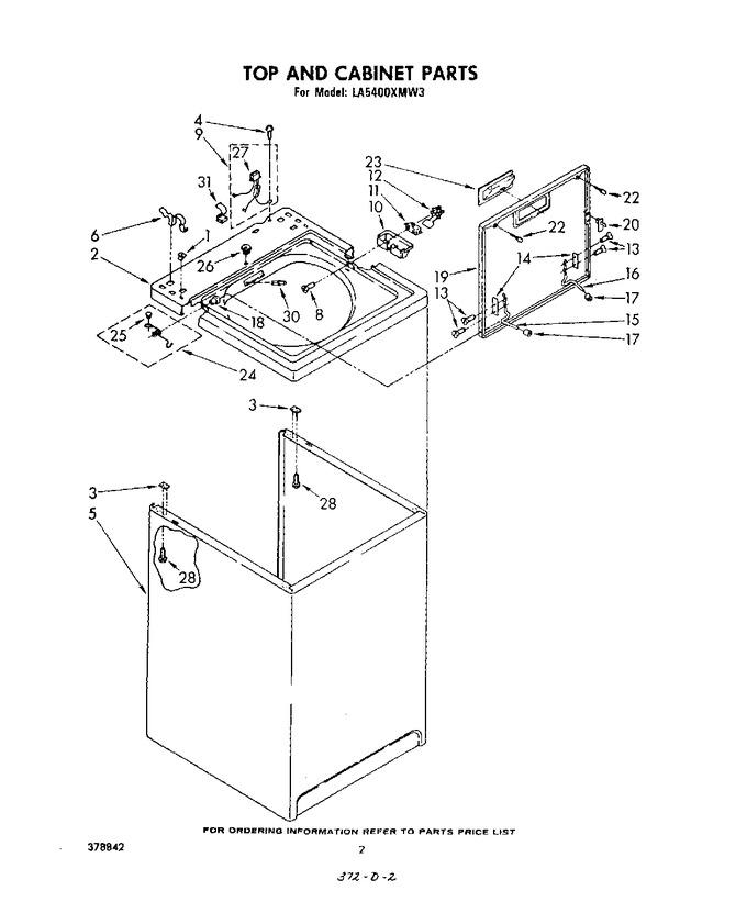 Diagram for LA5400XMW3