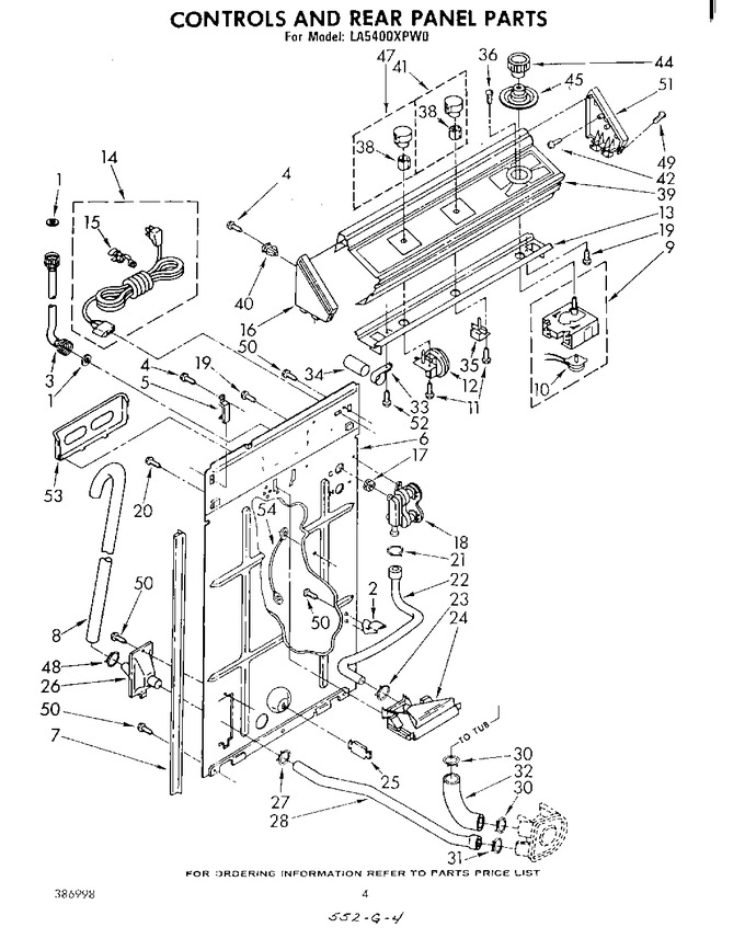 Diagram for LA5400XPW0