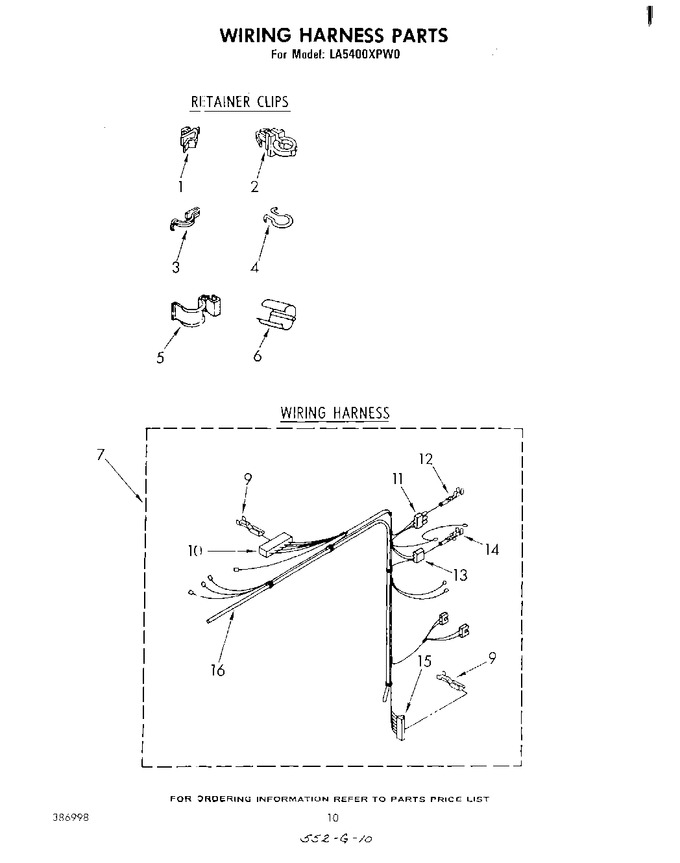 Diagram for LA5400XPW0