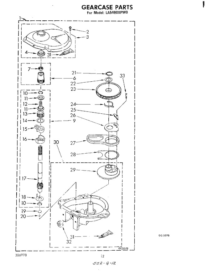Diagram for LA5400XPW0