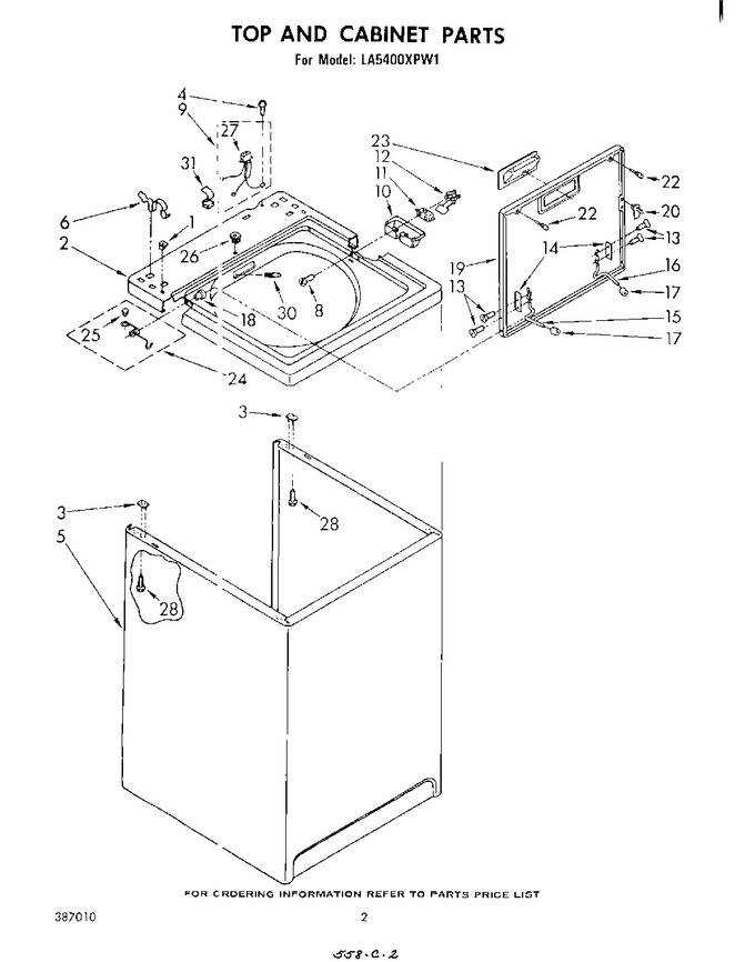 Diagram for LA5400XPW1