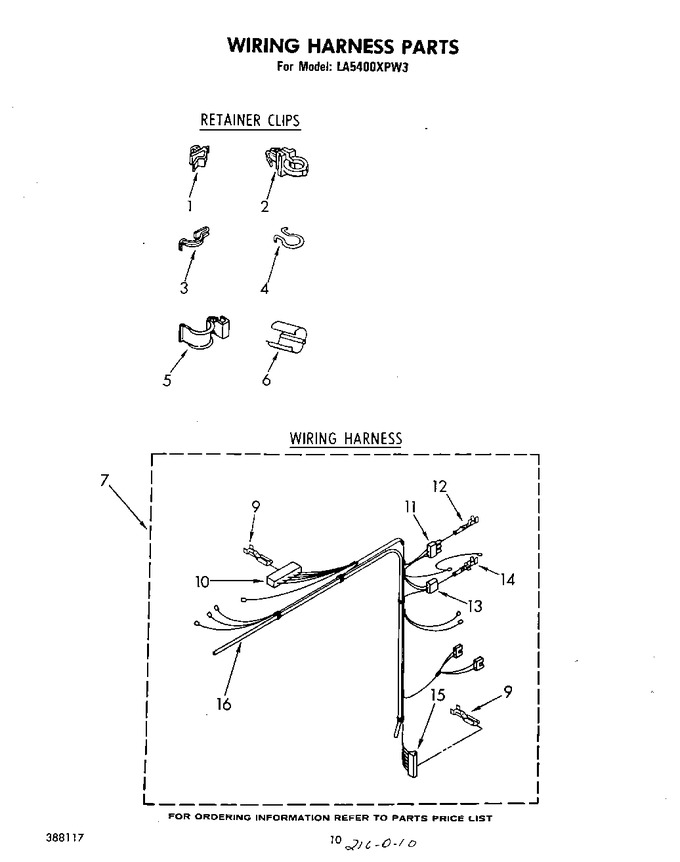 Diagram for LA5400XPW3