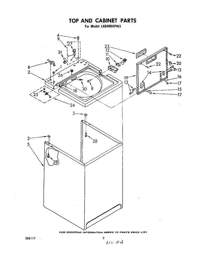 Diagram for LA5400XPW3