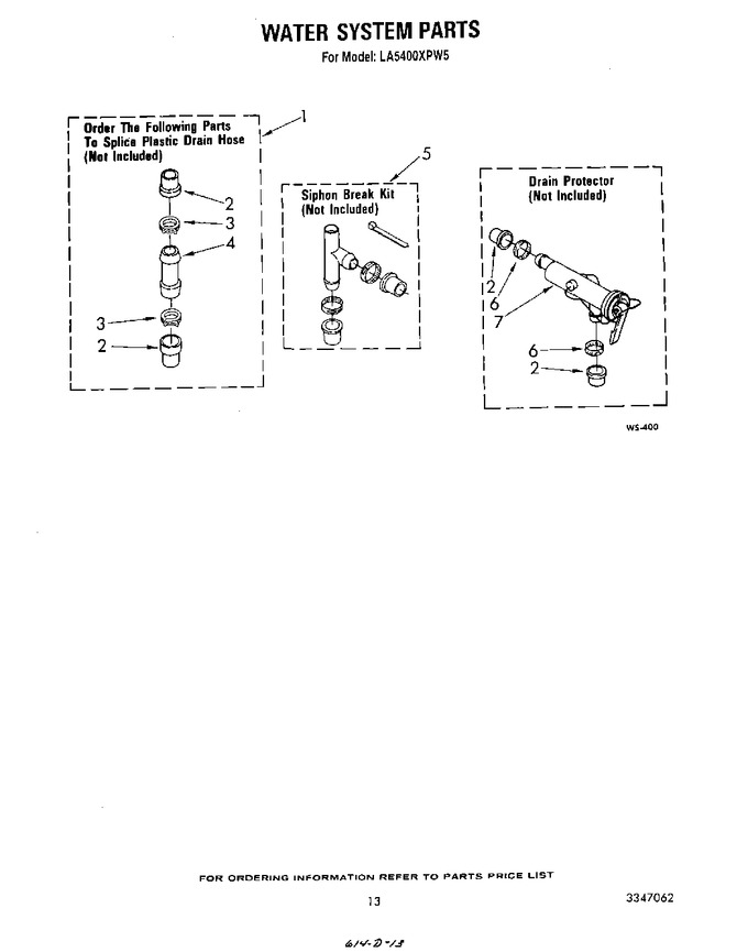 Diagram for LA5400XPW5