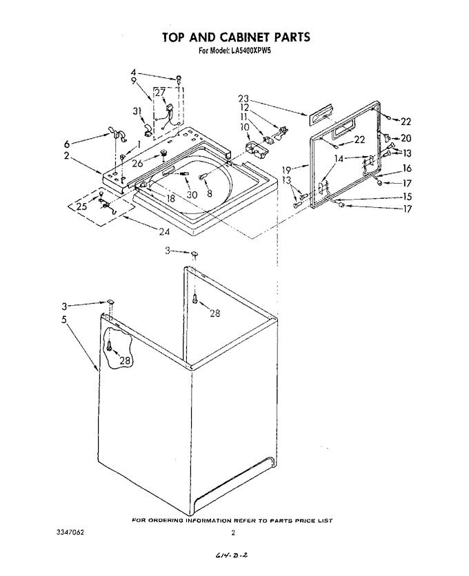 Diagram for LA5400XPW5