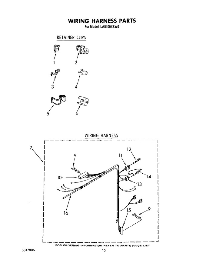 Diagram for LA5400XSW0