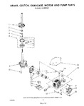 Diagram for 06 - Brake, Clutch, Gearcase, Motor And Pump