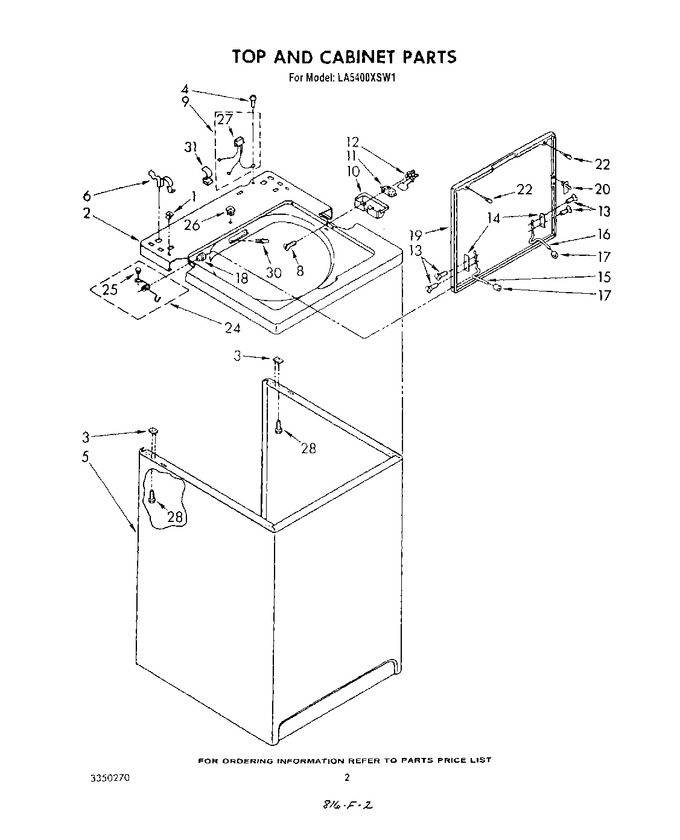 Diagram for LA5400XSW1