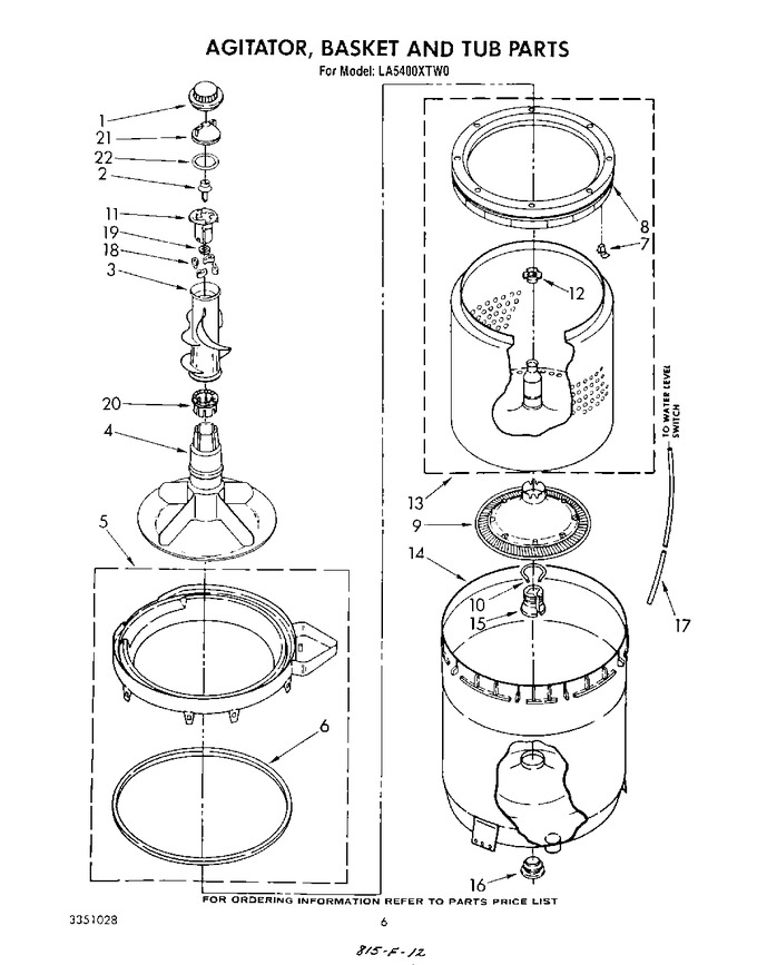 Diagram for LA5400XTW0