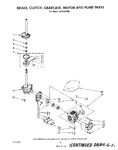 Diagram for 06 - Brake, Clutch, Gearcase, Motor And Pump
