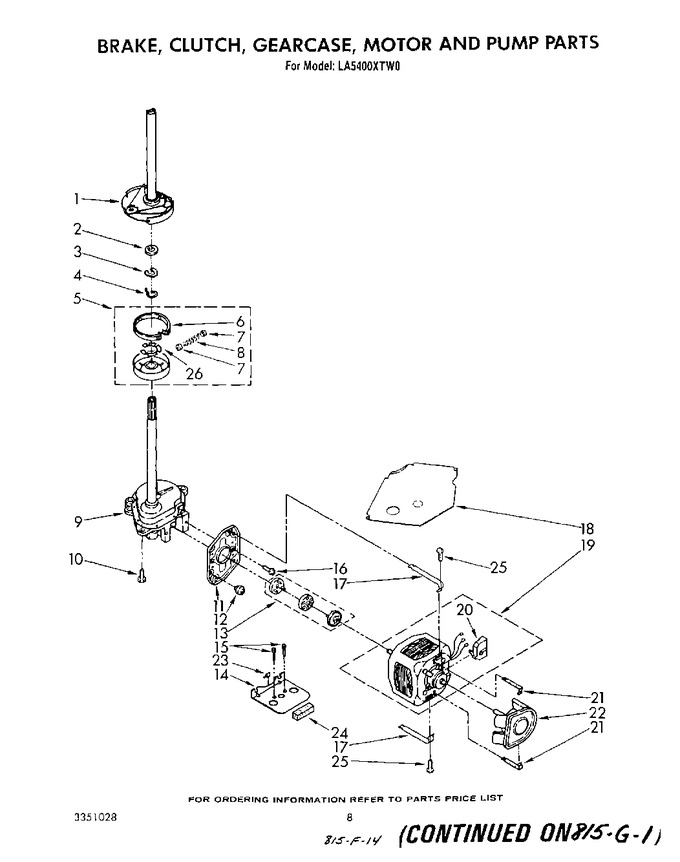 Diagram for LA5400XTW0