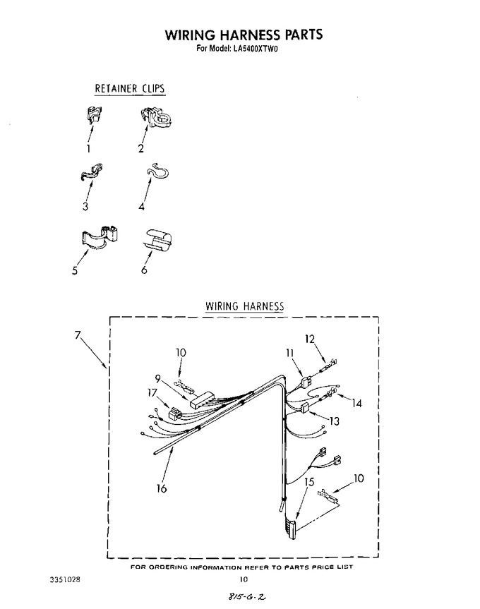 Diagram for LA5400XTW0