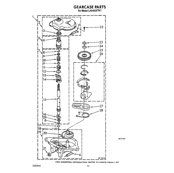 Diagram for LA5400XTF1
