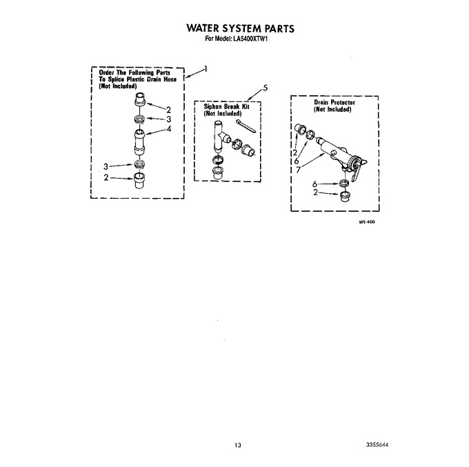 Diagram for LA5400XTF1