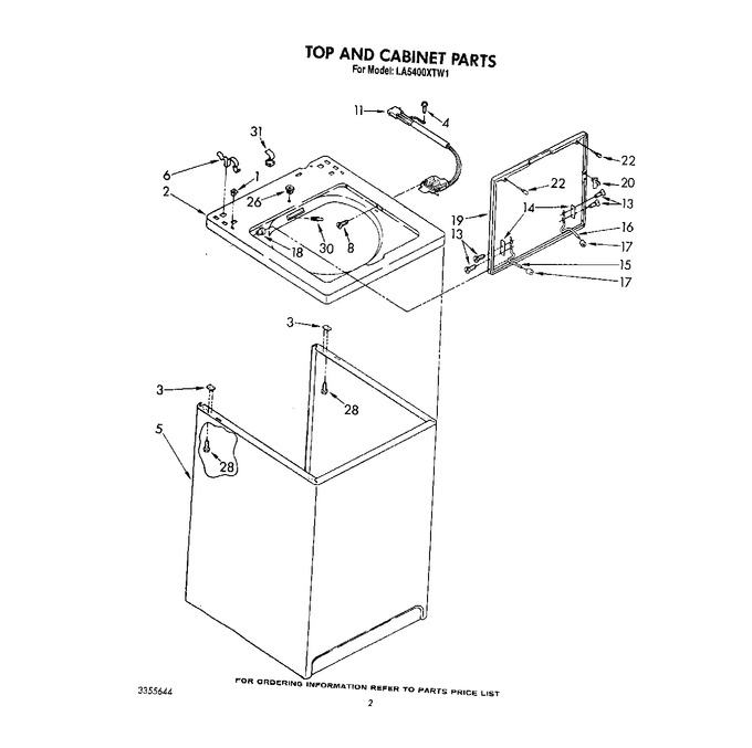 Diagram for LA5400XTG1
