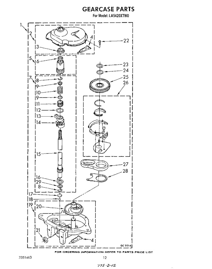 Diagram for LA5420XTF0