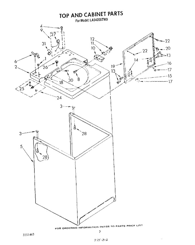 Diagram for LA5420XTM0