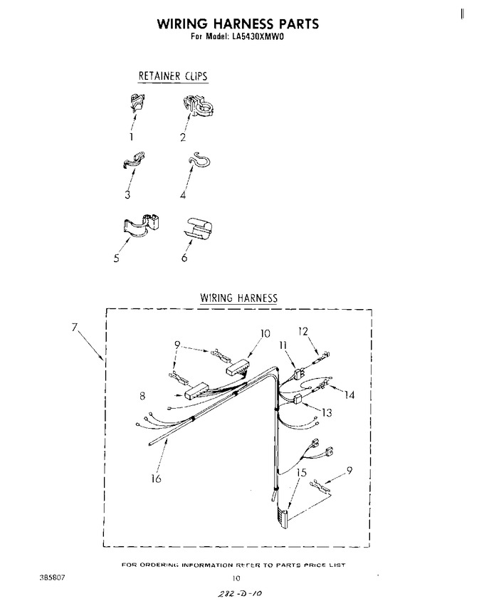 Diagram for LA5430XMW0