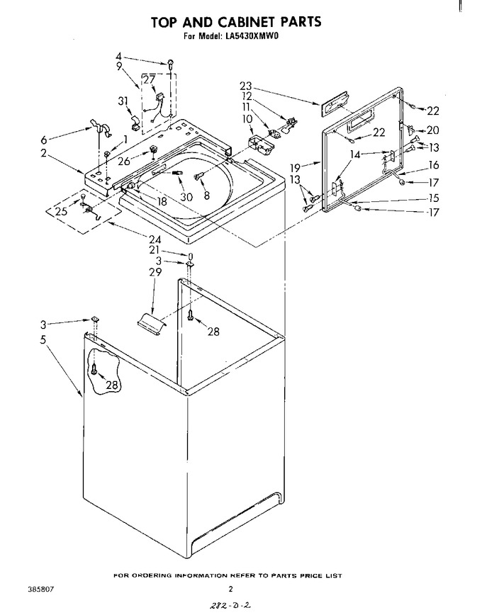 Diagram for LA5430XMW0