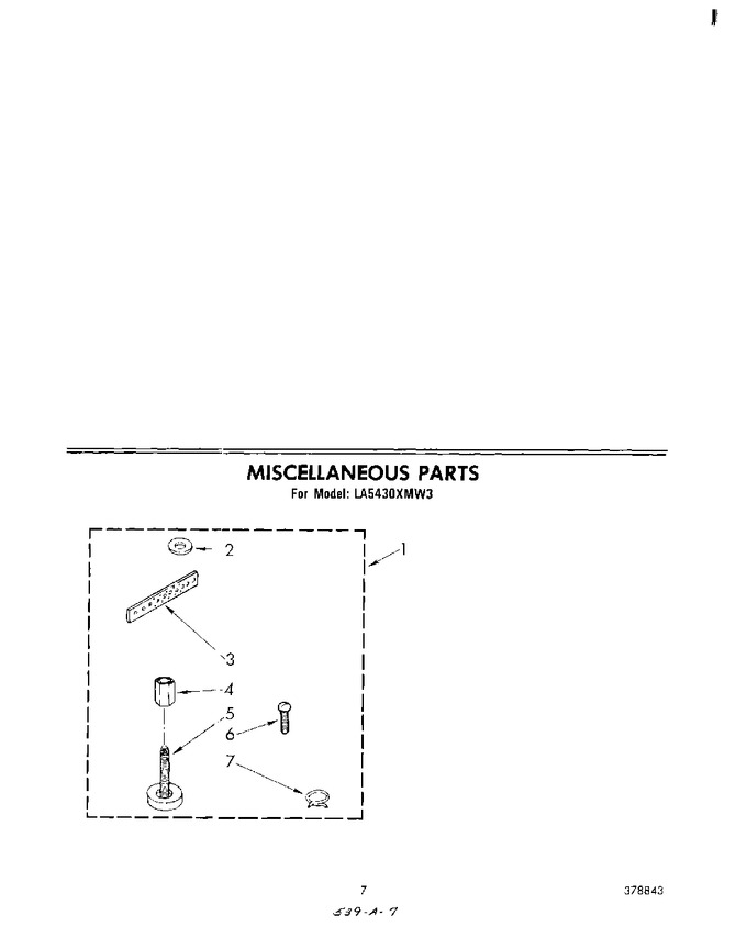 Diagram for LA5430XMW3