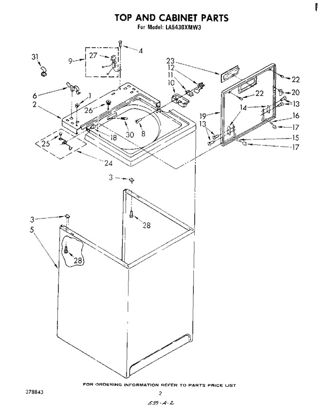 Diagram for LA5430XMW3