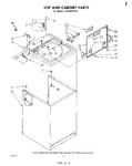 Diagram for 02 - Top And Cabinet , Literature And Optional