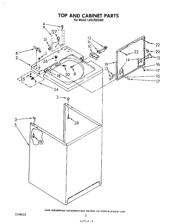Diagram for LA5430XSW0