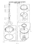 Diagram for 04 - Agitator, Basket And Tub