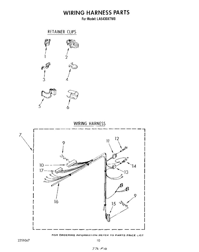 Diagram for LA5430XTW0