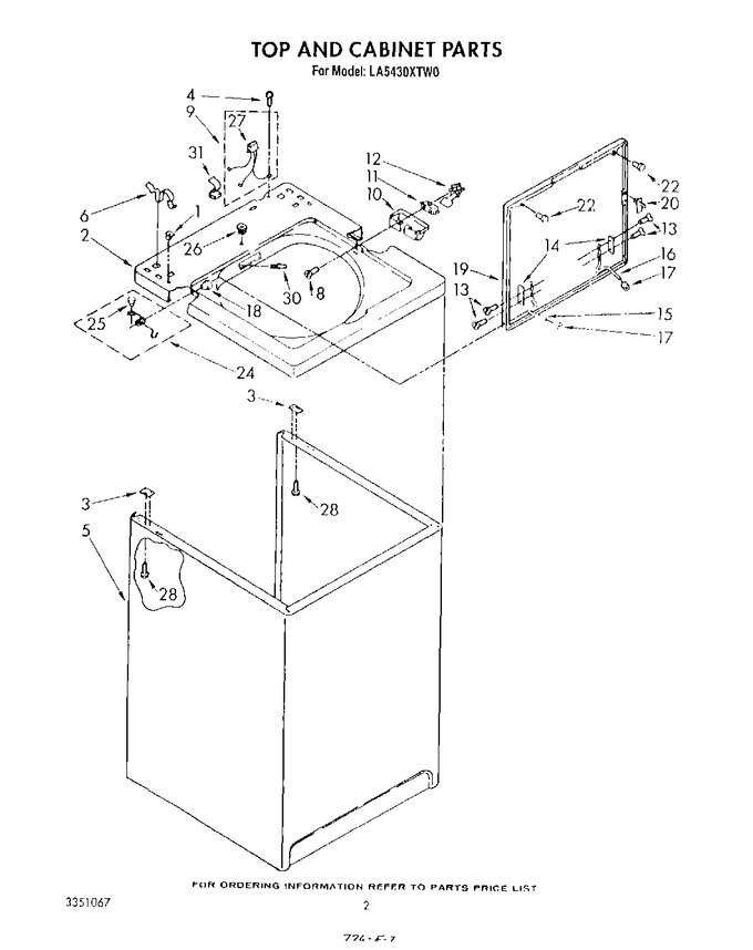 Diagram for LA5430XTW0