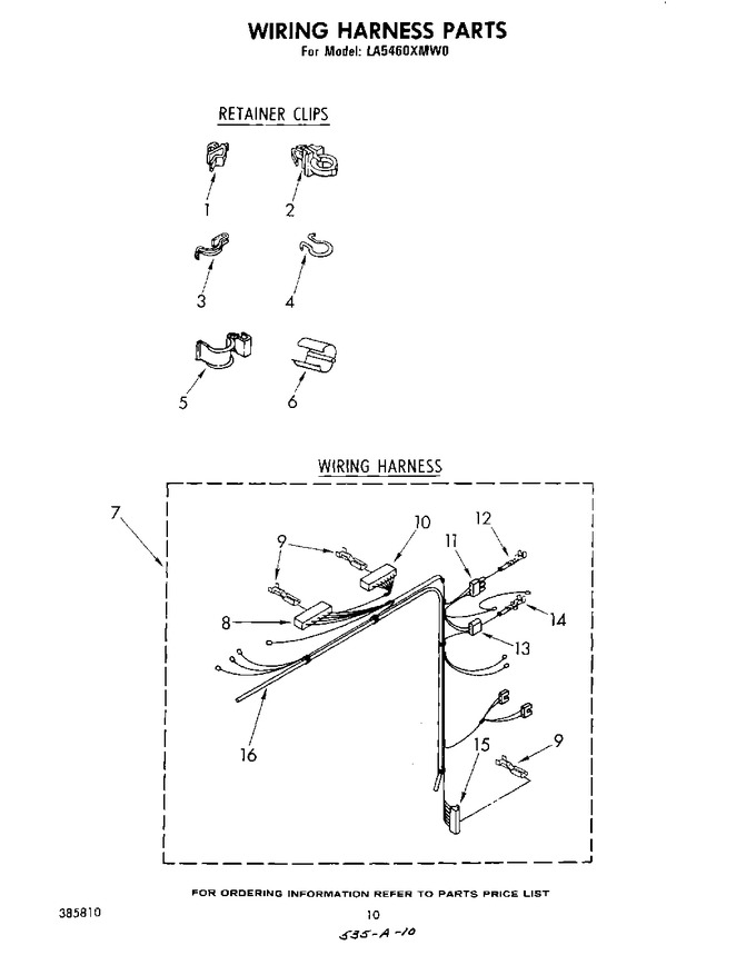 Diagram for LA5460XMW0