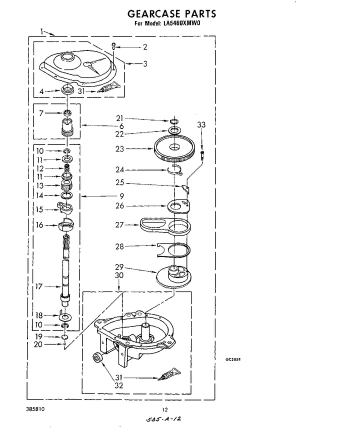 Diagram for LA5460XMW0