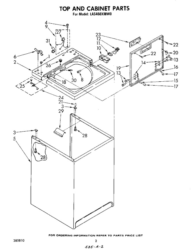 Diagram for LA5460XMW0