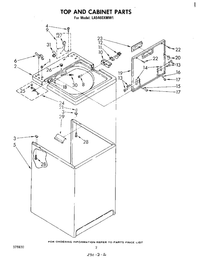 Diagram for LA5460XMW1