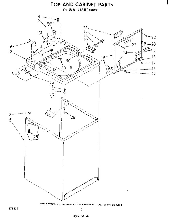 Diagram for LA5460XMW2