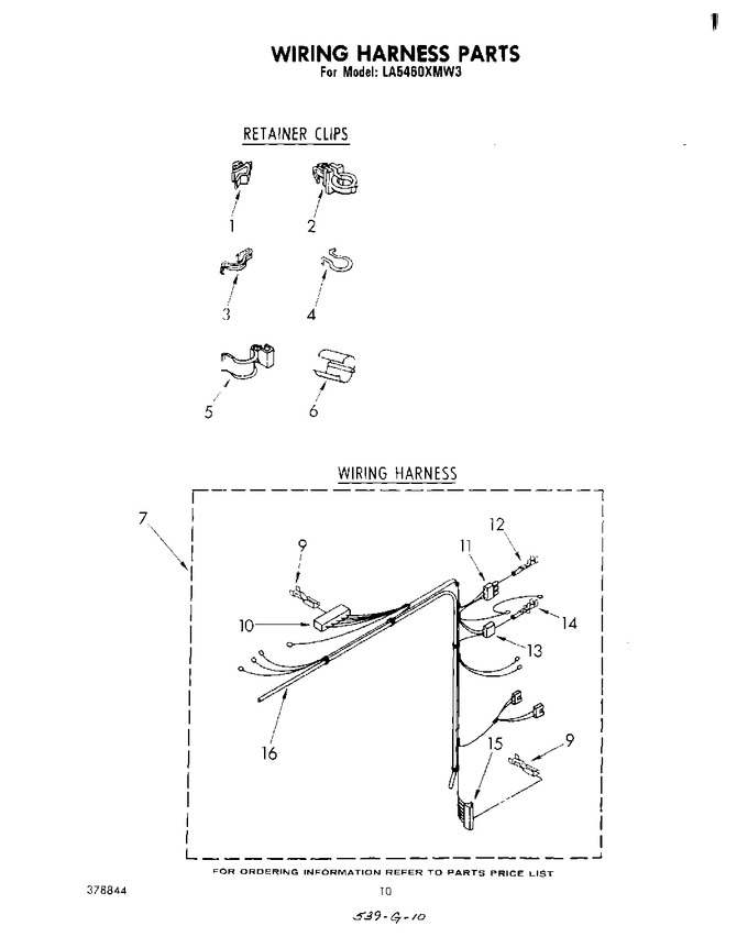 Diagram for LA5460XMW3
