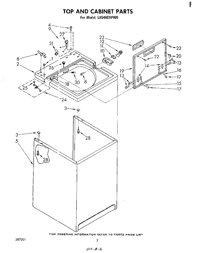 Diagram for LA5460XPW0