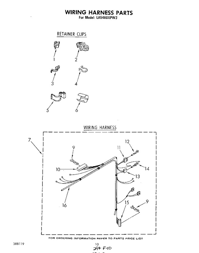 Diagram for LA5460XPW3