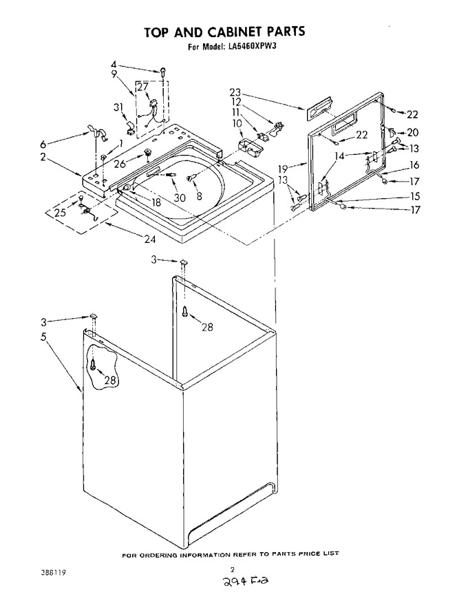 Diagram for LA5460XPW3