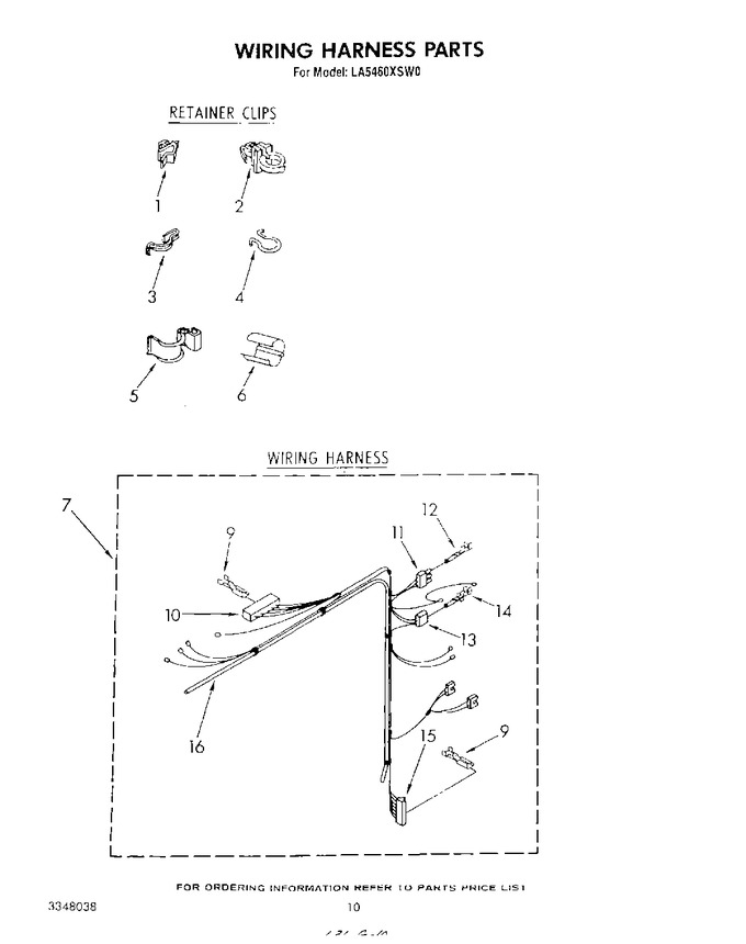 Diagram for LA5460XSW0