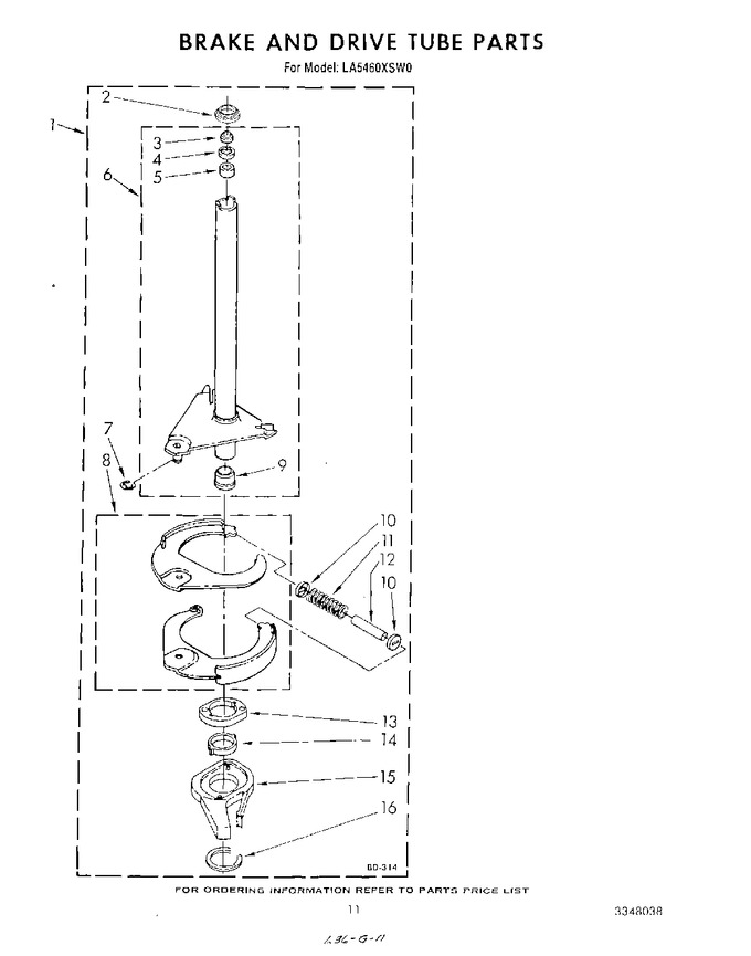 Diagram for LA5460XSW0