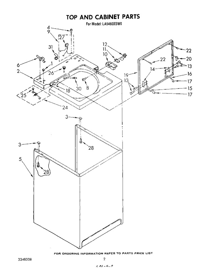 Diagram for LA5460XSW0