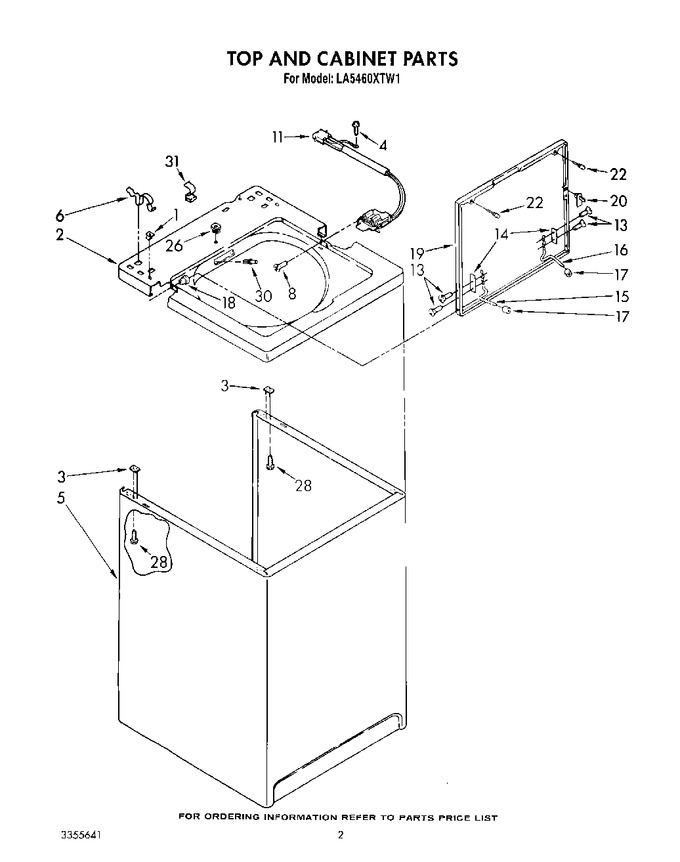 Diagram for LA5460XTM1