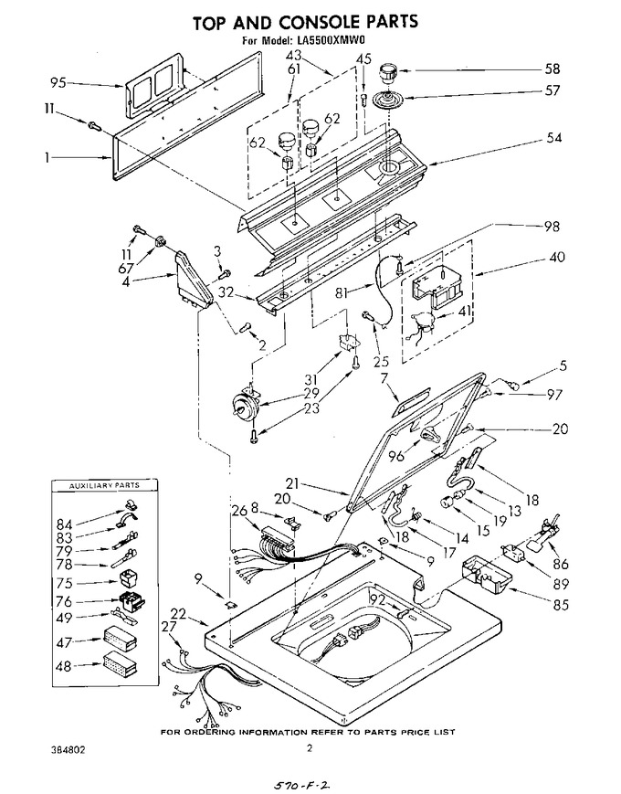 Diagram for LA5500XMW0