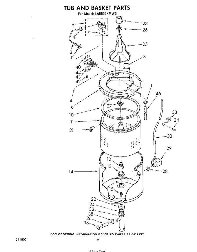 Diagram for LA5500XMW0
