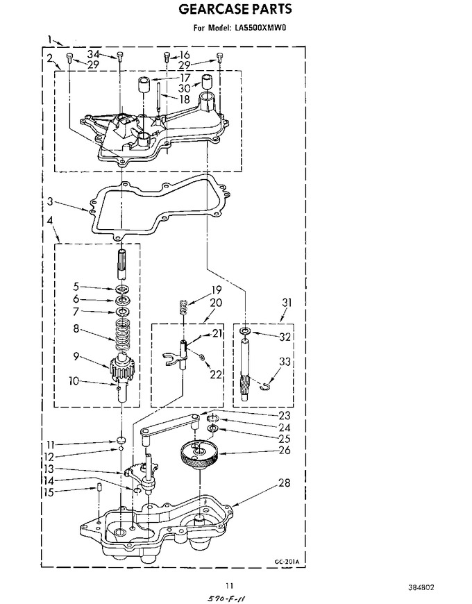 Diagram for LA5500XMW0
