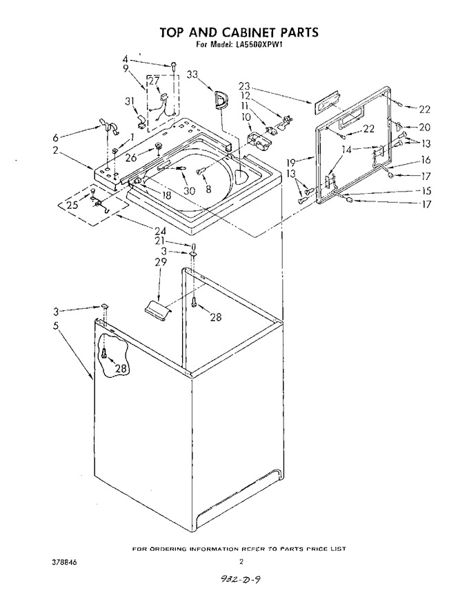 Diagram for LA5500XPW1