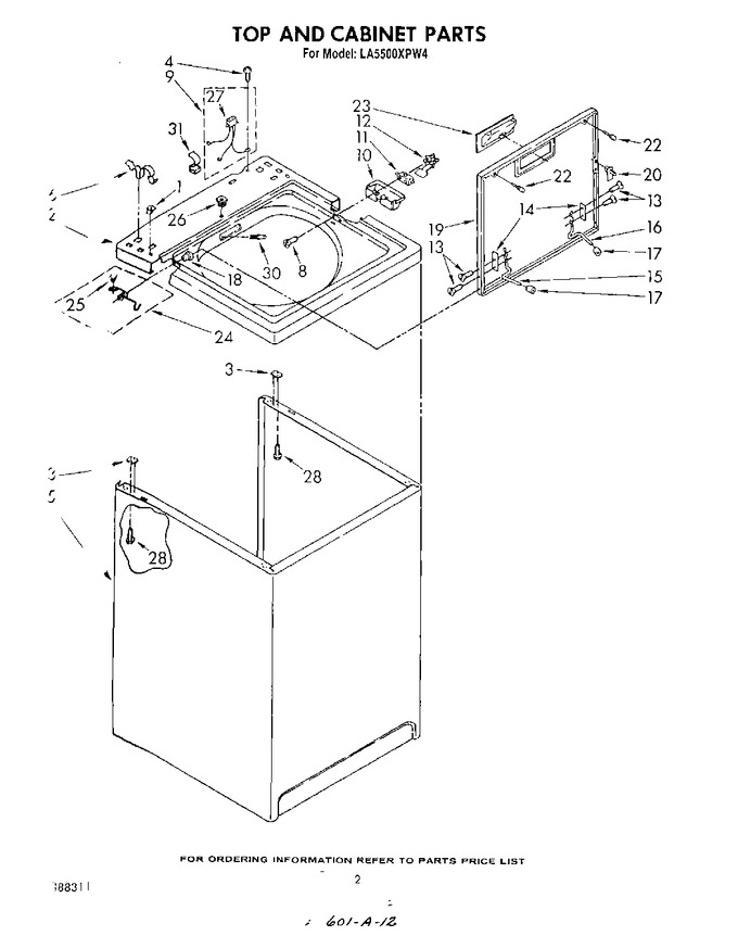 Diagram for LA5500XPW4
